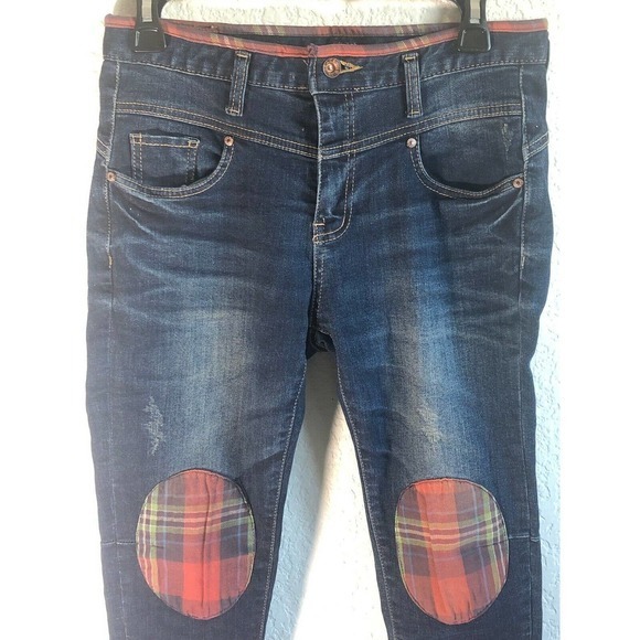 Korean Jeans Sz. 26 Small Stretch‎ Denim. Unique. - Picture 11 of 12